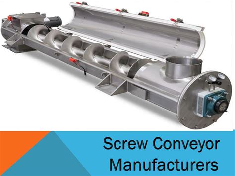 screw conveyor ppt|Screw Conveyor .